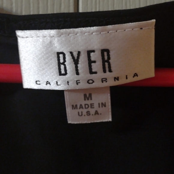 Bryer California Size Medium Double Layer Blouse Shirt Top - Picture 3 of 7